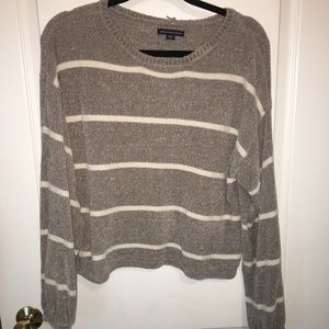 American Eagle Chenille balloon sleeve sweater